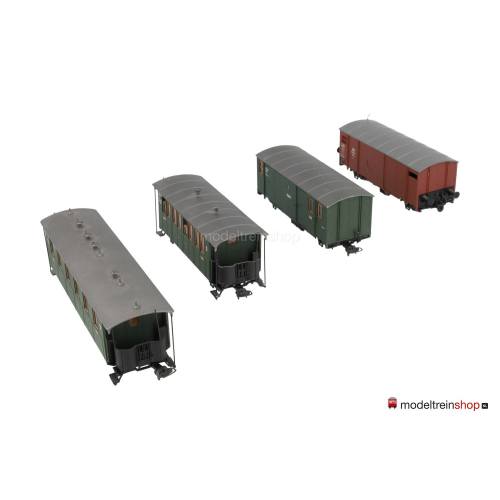 Bemo H0e wagenset 4 stuks MB316 - Modeltreinshop