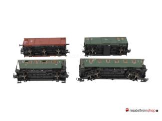 Bemo H0e wagenset 4 stuks MB316 - Modeltreinshop