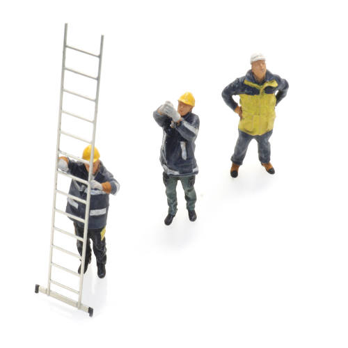 Artitec H0 5870009 NS baanwerkers vanaf 1990 met ladder - Modeltreinshop