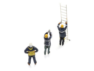 Artitec H0 5870009 NS baanwerkers vanaf 1990 met ladder - Modeltreinshop