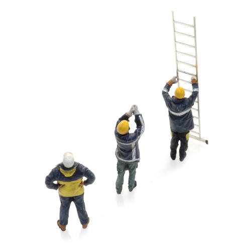 Artitec H0 5870009 NS baanwerkers vanaf 1990 met ladder - Modeltreinshop