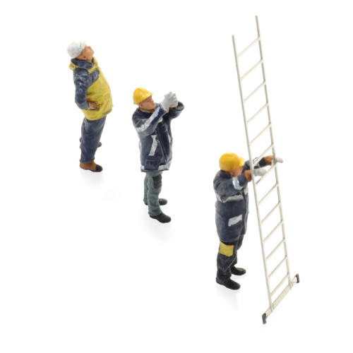 Artitec H0 5870009 NS baanwerkers vanaf 1990 met ladder - Modeltreinshop