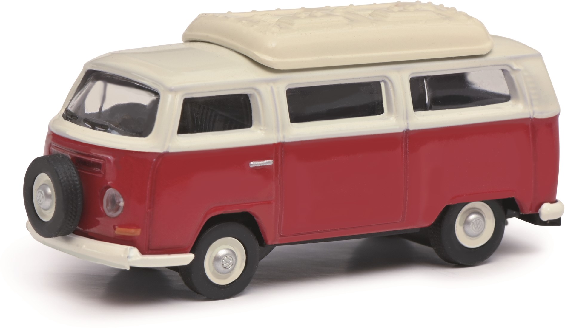 Schuco H0 26659.12 VW T2a Camper rood/wit - MHI edition - Modeltreinshop