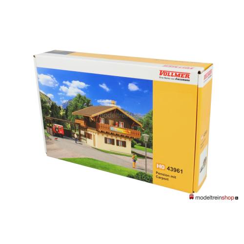 Vollmer HO 43961 Pension met carport - Modeltreinshop