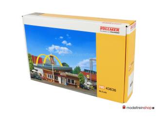 Vollmer HO 43636 McCafé - McDonald - Modeltreinshop