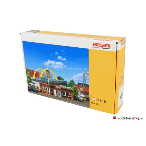 Vollmer HO 43636 McCafé - McDonald - Modeltreinshop