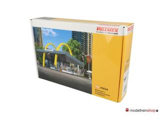 Vollmer HO 43634 McDonald's fastfoodrestaurant met McDrive - Modeltreinshop