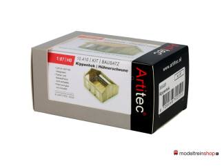 Artitec H0 10.410 Kippenhok bouwpakket uit resin, ongeverfd - Modeltreinshop