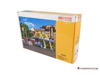 Vollmer HO 43635 McDonald's fastfoodrestaurant met McCafé - Modeltreinshop