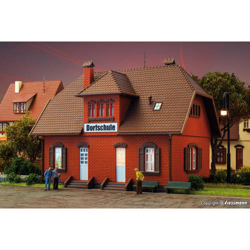 Vollmer HO 43570 Kleine dorpsschool - Modeltreinshop