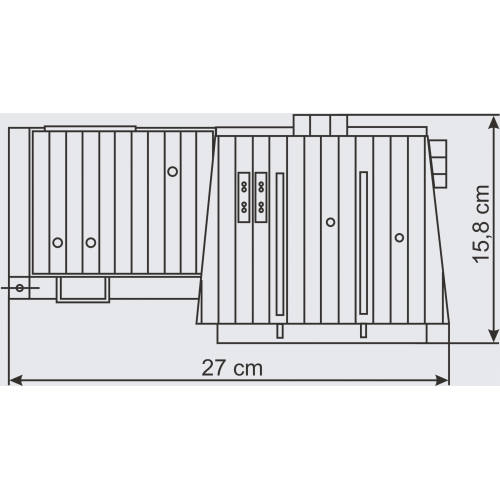 Vollmer HO 43635 McDonald's fastfoodrestaurant met McCafé - Modeltreinshop