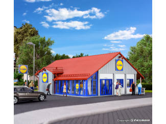 Vollmer HO 43662 Supermarkt LIDL - Modeltreinshop