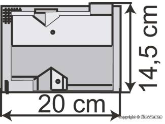 Vollmer HO 43662 Supermarkt LIDL - Modeltreinshop