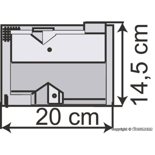 Vollmer HO 43662 Supermarkt LIDL - Modeltreinshop