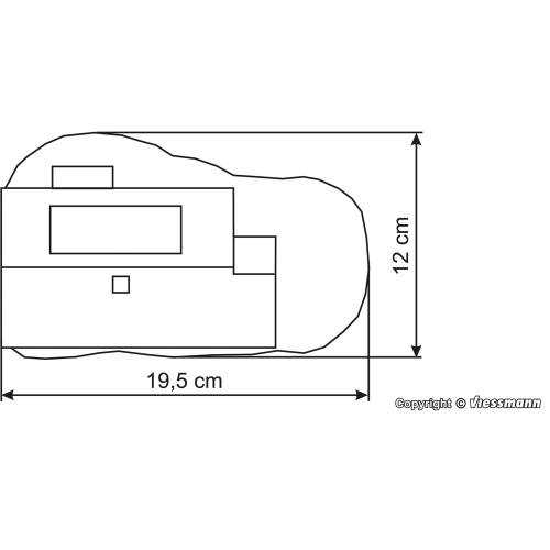 Vollmer HO 43711 Huis aan het meer - Modeltreinshop