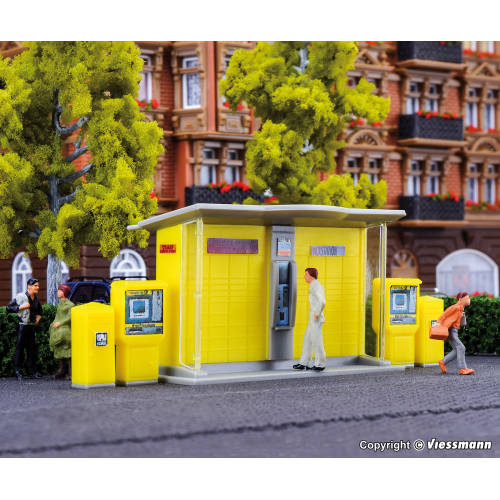 Vollmer HO 43777 DHL Packstation met brievenbussen en postzegelmachines - Modeltreinshop