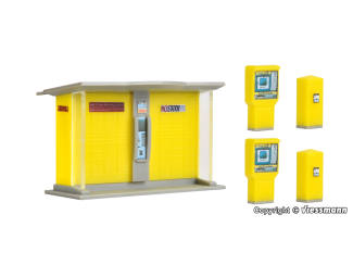 Vollmer HO 43777 DHL Packstation met brievenbussen en postzegelmachines - Modeltreinshop