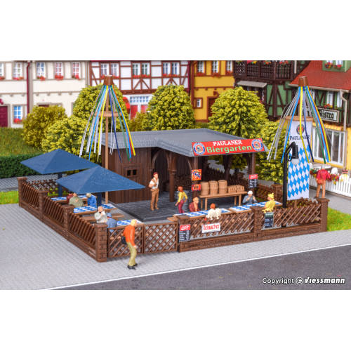 Vollmer HO 43784 Biergarten met toebehoren - Modeltreinshop