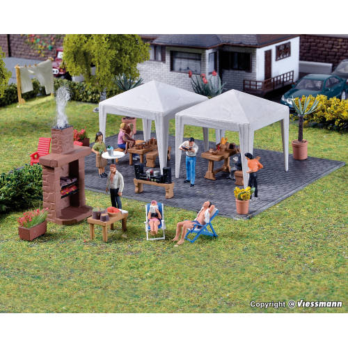 Vollmer HO 45130 Partytenten 2 stuks - Modeltreinshop