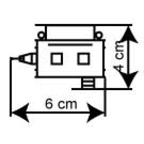 Vollmer HO 45144 verkoopwagen 2 stuks - Modeltreinshop