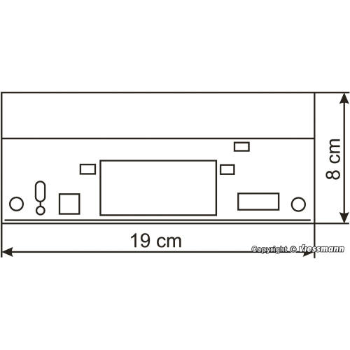 Vollmer HO 45154 bushalte met LED-verlichting - Modeltreinshop