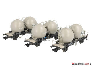 Marklin H0 46623 Wagenset Stofcontainerwagen set "Bollenwagen NS" (silowagen) - Modeltreinshop