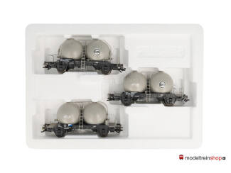 Marklin H0 46623 Wagenset Stofcontainerwagen set "Bollenwagen NS" (silowagen) - Modeltreinshop