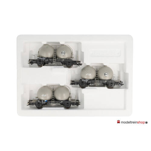 Marklin H0 46623 Wagenset Stofcontainerwagen set "Bollenwagen NS" (silowagen) - Modeltreinshop