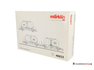 Marklin H0 46623 Wagenset Stofcontainerwagen set "Bollenwagen NS" (silowagen) - Modeltreinshop