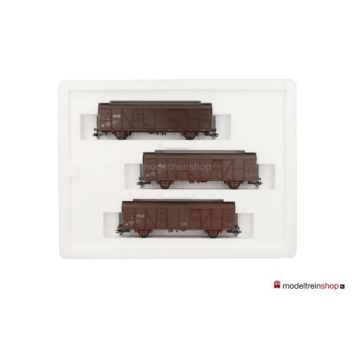 Marklin H0 47313 Gesloten goederenwagen set NS - Modeltreinshop