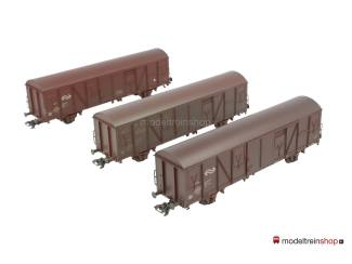 Marklin H0 47313 Gesloten goederenwagen set NS - Modeltreinshop