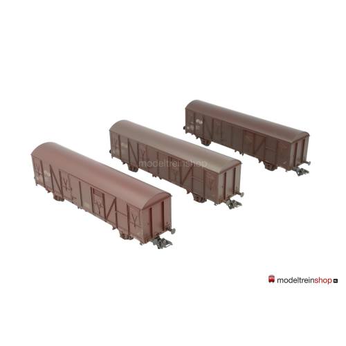 Marklin H0 47313 Gesloten goederenwagen set NS - Modeltreinshop
