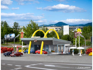 Vollmer N 47765 McDonald's fastfoodrestaurant met McDrive - Modeltreinshop