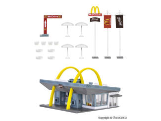 Vollmer N 47765 McDonald's fastfoodrestaurant met McDrive - Modeltreinshop