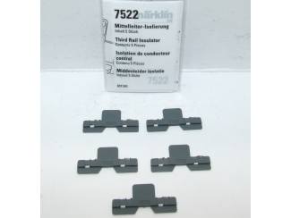 Marklin K rail 7522 Middenleider isolatie 5 stuks in ovp - Modeltreinshop