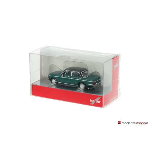 Herpa H0 430746-003 Simca 1301 Special Groen/Zwart Metallic - Modeltreinshop