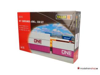 Faller HO 182152 40' Container one set 5 stuks - Modeltreinshop