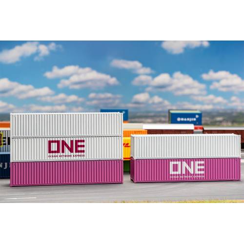 Faller HO 182152 40' Container one set 5 stuks - Modeltreinshop