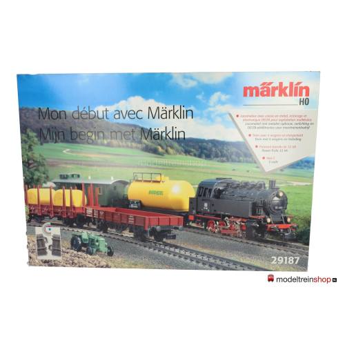 Marklin H0 29187 Startset Goederentrein BR 81 + 4 wagens - Modeltreinshop