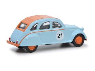 Schuco H0 26716 Mini Cooper, Citroen 2CV, Porsche 911 Vintage Racing Set MHI - Modeltreinshop