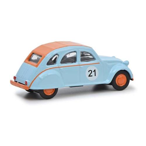 Schuco H0 26716 Mini Cooper, Citroen 2CV, Porsche 911 Vintage Racing Set MHI - Modeltreinshop