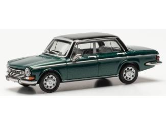 Herpa H0 430746-003 Simca 1301 Special Groen/Zwart Metallic - Modeltreinshop