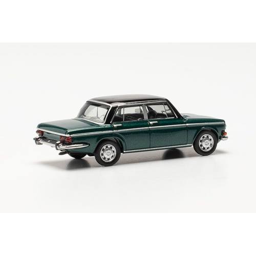 Herpa H0 430746-003 Simca 1301 Special Groen/Zwart Metallic - Modeltreinshop