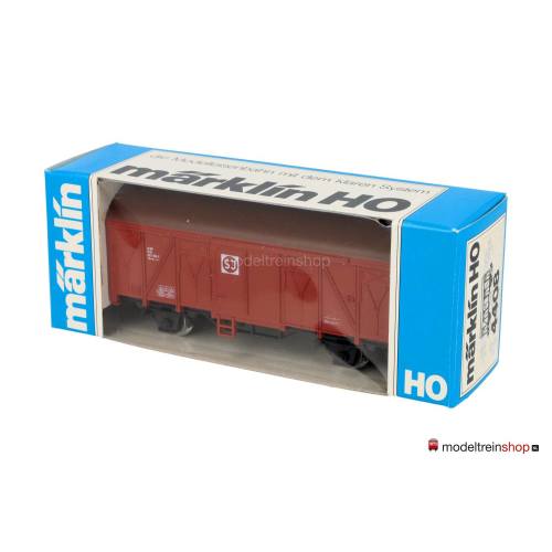 Marklin H0 4408 Gesloten goederenwagen Gs-u van de SJ - Modeltreinshop