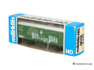 Marklin H0 4421.A1 V04 Bierwagen Bitburger Pils - Modeltreinshop