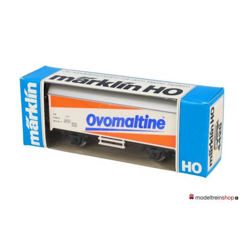 Marklin H0 4428 V01 gesloten goederenwagen Koelwagen Ovomaltine - Modeltreinshop