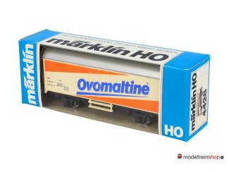 Marklin H0 4428 V01 gesloten goederenwagen Koelwagen Ovomaltine - Modeltreinshop