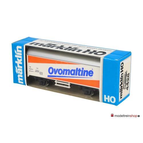 Marklin H0 4428 V02 gesloten goederenwagen Koelwagen Ovomaltine - Modeltreinshop