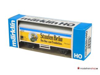 Marklin H0 4429 V01 Bierwagen Staufen Bräu - Modeltreinshop