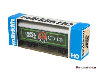 Marklin H0 4436 V1 Bier Wagen DINKELACKER und CD-Pils - Modeltreinshop